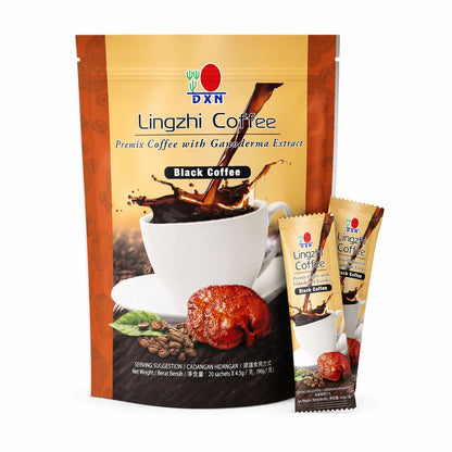 DXN Lingzhi Black Coffee – 20 saszetek