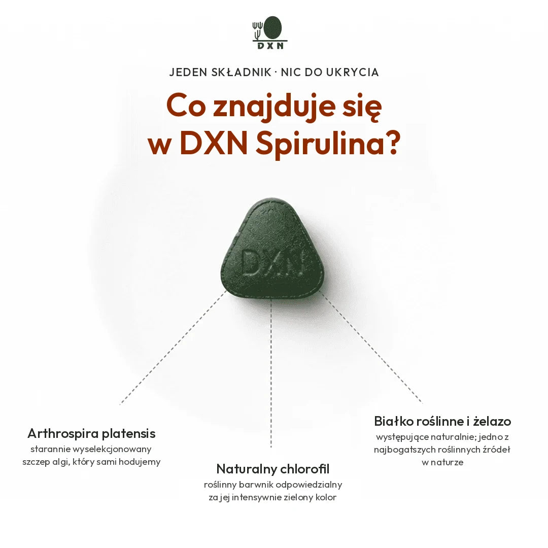 Dodaj ciału naturalnej, zielonej energii ze spiruliny