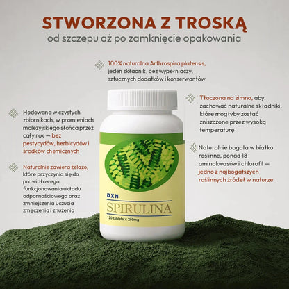 Dodaj ciału naturalnej, zielonej energii ze spiruliny
